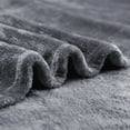 thumbnail image 4 of Gogreen Fleece Throw Blanket for Couch & Bed - Lightweight Plush Cozy Fuzzy Soft Blankets and Throws for Sofa, Dark Grey, 108x90 Inches, 4 of 5
