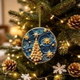 thumbnail image 6 of YuanGuangQ Christmas Reading Themed Hanging Ornaments, Book Lovers Decorative Hanging Pendants, Festive Decor for Christmas Tree, Bookshelf, Home Indoor Holiday Display, 6 of 6