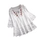 thumbnail image 5 of Blusa con lazo para mujer Sonducket Estampado especial Cuello en V Fibra de playa S L XL XXL 3XL 4XL 5XL, 5 of 6