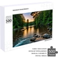 thumbnail image 4 of Mountains and Rivers Landscape Puzzle 500 Pieces Jigsaw Puzzles for Adults,Medium Difficulty Fun Jigsaw Puzzles, 20"x15" Large Puzzle,Decorated for The Holidays, 4 of 8