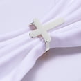 thumbnail image 4 of unbranded 4Ud Para Servilletas En Plata Con Cruzado Para Y Bodas, 4 of 8