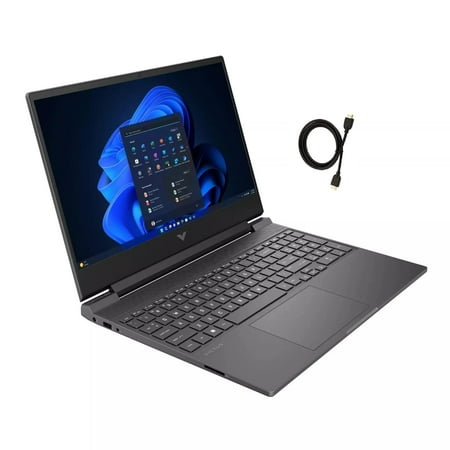 HP Victus 15.6" FHD IPS 144Hz Premium Gaming Laptop, 13th Gen Intel 8-Core i5-13420H Upto 4.6GHz, 16GB RAM, 512GB PCIe SSD, NVIDIA GeForce RTX 4050 6GB GDDR6, Windows 11 Home + HDMI Cable, Silver