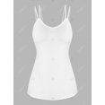 thumbnail image 3 of Talla grande de encaje ver a través de la blusa con el juego de cami superior Rosegal  Blusas Tallas Grandes, 3 of 5