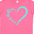 thumbnail image 4 of Inktastic Paw Print Heart Boys or Girls Toddler T-Shirt, 4 of 5