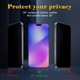 thumbnail image 2 of Anti Spy Privacy Screen Protector for iPhone 17 Air 6.6", 2 Pack with 9H Hardness, Anti Scratch, Full Coverage & Bubble Free Design, 2 of 5