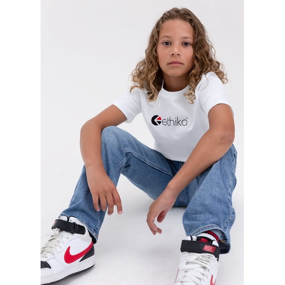 Logo - White | Boys Graphic Shirt
