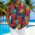thumbnail image 4 of Ceisia Unisex Aloha Hawaiian Shirt Tropical Print Short Sleeve Button Down Casual Beach Vacation Gift Shirt, 4 of 4