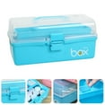 thumbnail image 4 of MasteelfCA 3-Layer Storing Box Multi-functional Storage Case Portable Painting Tool Box, 4 of 9