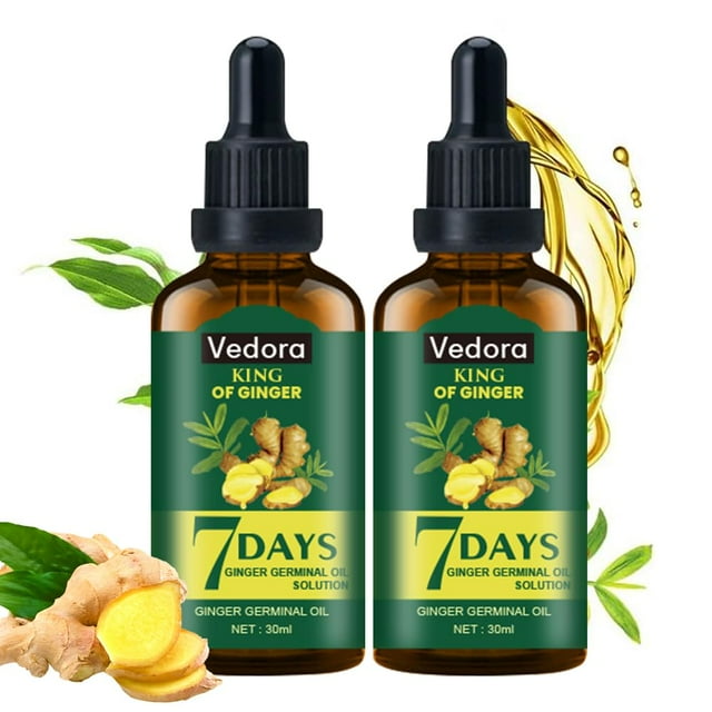 Sérum para el crecimiento del cabello Vedora King of Ginger 60 ml (2 x 30 ml)