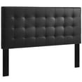thumbnail image 3 of Modway Paisley Tufted Twin Upholstered Faux Leather Headboard in Black, 3 of 8