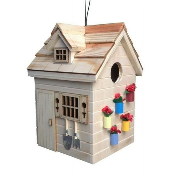 Home Bazaar Potting Shed Birdhouse - Natural