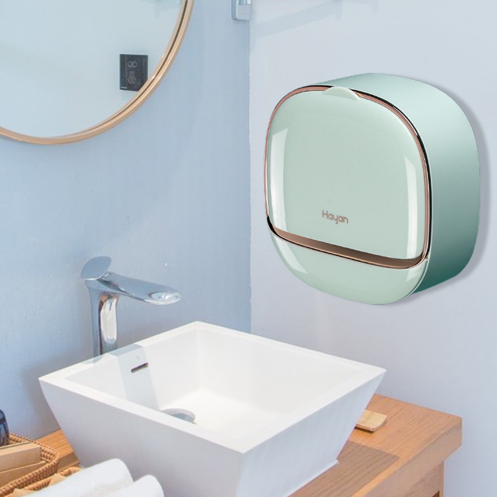 Waterproof Wall-mounted Soap Dish with Lid Home Shower Soap