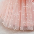 thumbnail image 6 of MSemis Infant Baby Girl Snowflake Christmas Princess Dress Xmas Party Formal Dresses Pageant Bowknot Pink 80, 6 of 7