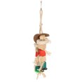thumbnail image 2 of Bird Bite Toy, Grind Beak Teeth Edible Color Dyeing Satisfy Natural Habits Hanging  Chewing String Safe  For Bird Playing S,L, 2 of 8