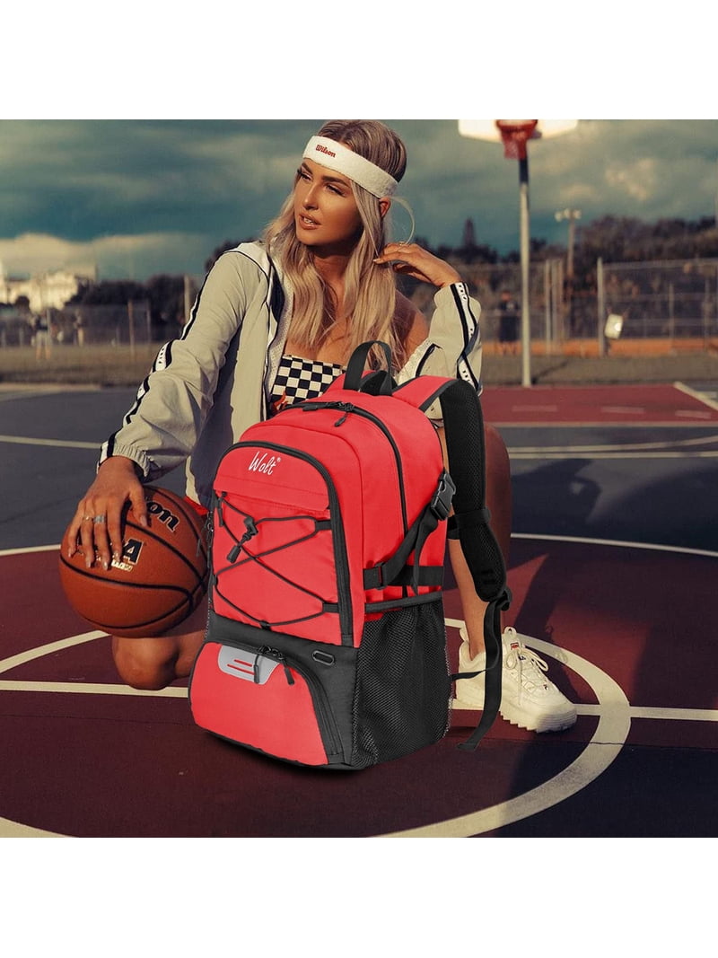 basketball travel bag backpack License to Hoop Comfort features include an airflow back design with ventilated padding and adjustable shoulder straps Wolt Basketball Bag Backpack for