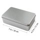 thumbnail image 2 of 2 unids Frosted Cover Candy Jars Caja de almacenamiento de galletas Biscuit TinPlance Cajas de plata, 2 of 4