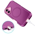 thumbnail image 5 of Petocase Magnetic For iPhone 16 Plus Case,Compatible with Magsafe Military Grade Anti-Drop Heavy Duty Shockproof Rugged Protecive Phone Cover,Purple/Pink, 5 of 7