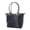Navy, variant on Nylon Medium Shopping Tote w/ Leather Like Handles - Gray - BG-NL2017GY