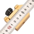 thumbnail image 4 of Woodwork Marking Gauge, 45 Degree Angle Aluminum Alloy Wear Resistant Woodworking Ruler Locator Lightweight With Adjustable Stop For Fine Equipment Processing, 4 of 8
