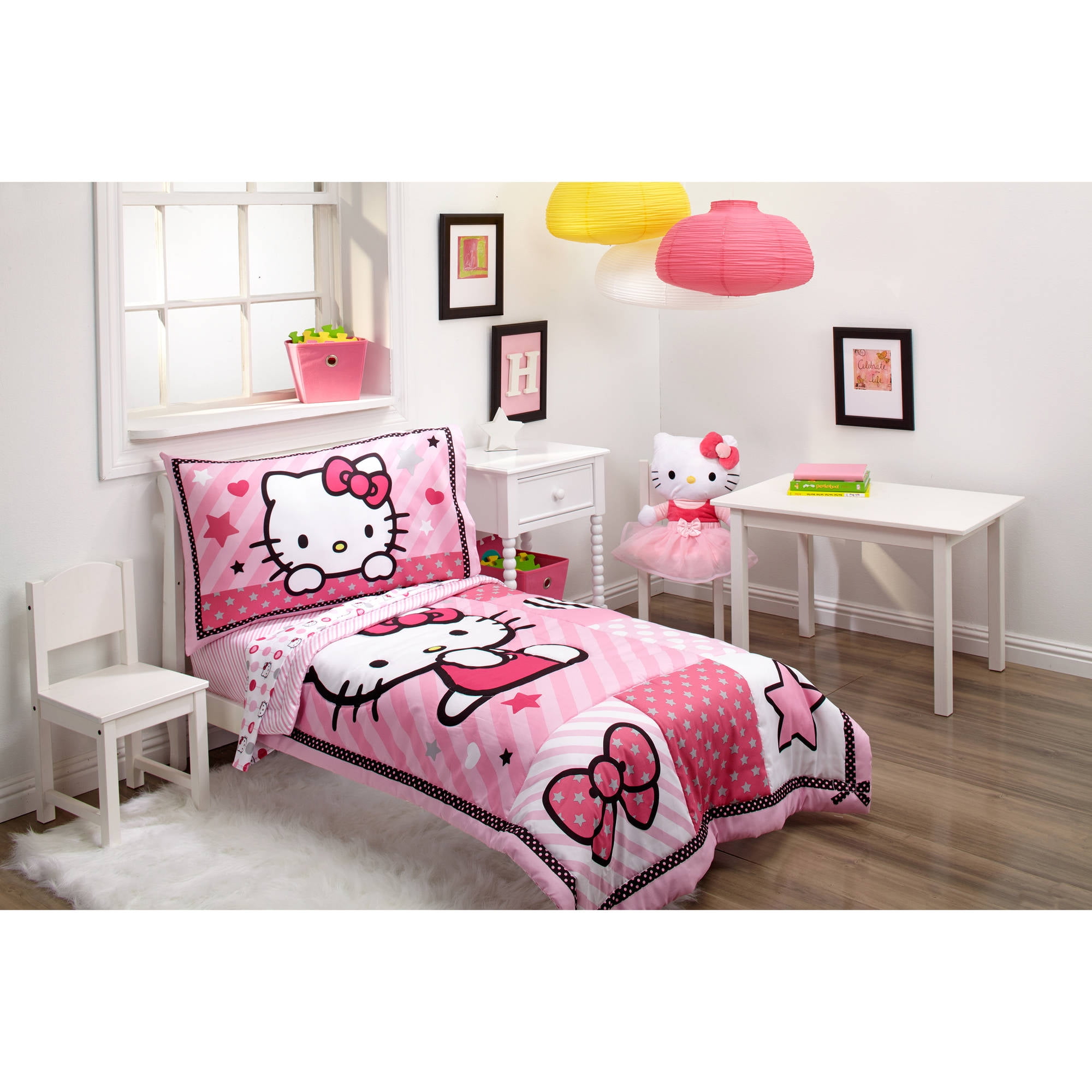 hello kitty baby crib set