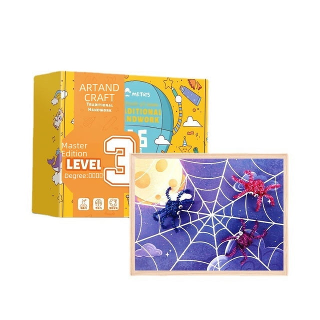 Caja de regalo hecha a mano de Mr. Toys para niños, juguetes educativos avanzados para jardín de infantes