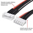 thumbnail image 3 of Unique Bargains 4S Balance Plug Extension Wire 10CM 2Pcs for Lipo Battery Balance Charging 22AWG, 3 of 5