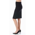 thumbnail image 2 of InstantFigure Curvy Plus Size Short Pencil Skirt 168024C, 2 of 3