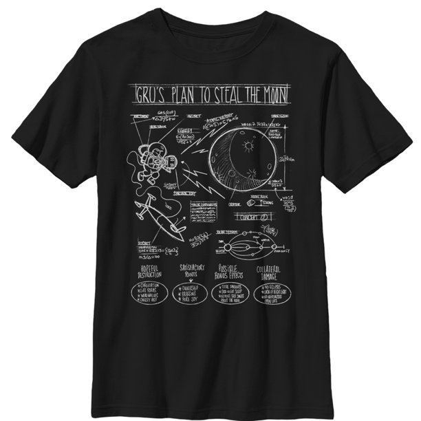 Despicable Me Boy S Despicable Me Gru Plans To Steal Moon Graphic Tee Walmart Com Walmart Com Despicable Me Boy S Despicable Me Gru Plans To Steal Moon Graphic Tee Walmart Com Walmart Com