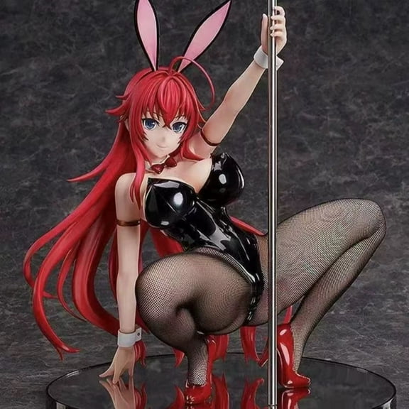 New High School DxD Lias (Rabbit Ver) Character Anime Model Statue Action Figures Desktop Ornament Popular Decorations Fan Souvenirs Creative Gift Collectable