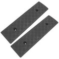 thumbnail image 1 of OUNONA 2 Pcs Rampes de Véhicule en Caoutchouc Rampes de Gourmette pour Entrée avec Installation Facile Sans Outil Noir, 1 of 6