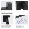 thumbnail image 4 of Garosa Towel Rack, Wall Mounted Roll Paper Holder, Single Pipe Wall Mounted Toilet Roll Paper Holder Shelf Rack Roller Bathroom Kitchen Toilet, 4 of 8