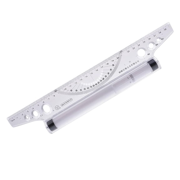 ROLLING PARALLEL RULER 12 Inch for Drawing Circles Angles Lines Charts