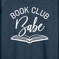 thumbnail image 3 of Instant Message - Book Club Babe - Women's Lightweight French Terry Long Sleeve Shirt, 3 of 6