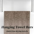 thumbnail image 3 of Towel Racks for Bathroom, 3 Tier Towel Rack with Shelf and Towel Bar, Wall Mounted Towel Rack, Towel Storage and Organizer - Brushed Nickel, 3 of 12