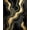 Black, Pattern 3, variant on Flatwoven High Traffic Area Rug, Golden Strata Black Gold Layered Rock Design, Non Slip, Stain Resistant, Washable Area Rugs for Living Room, Bedroom(Black, 4X6)