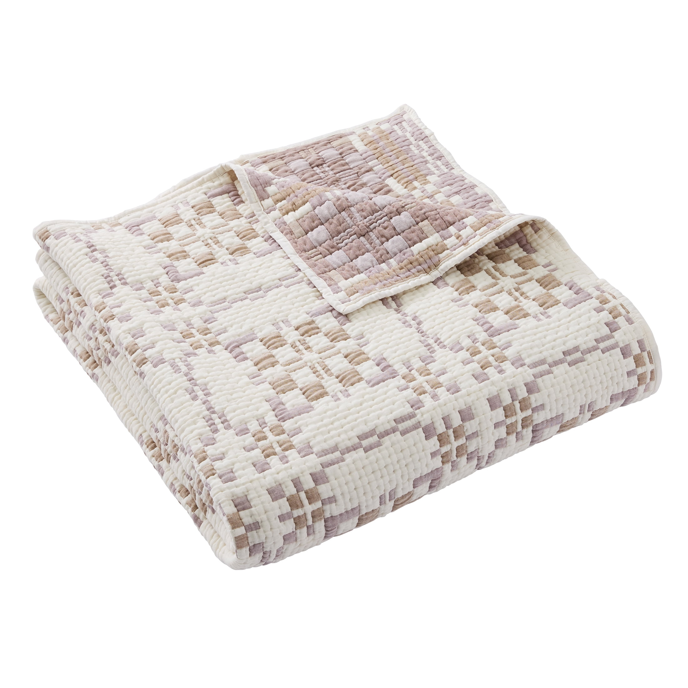 Better Homes & Gardens Reversible Quilt, Twin-XL, Vanilla Dream