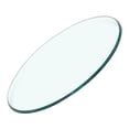 thumbnail image 5 of PTOOTP Thickened Round Clear Glass Tabletop Replacement for Dining and Coffee Tables, Transparent, , 1 Set, 5 of 8