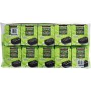 Kirkland Signature Organic Roasted Seaweed with Sesame Oil 0.6 Ounce (10 Count)