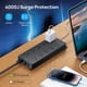 thumbnail image 4 of Protector contra sobretensiones para regleta, 2 puertos USB C y 2 puertos USB A, enchufe plano, 4 of 5