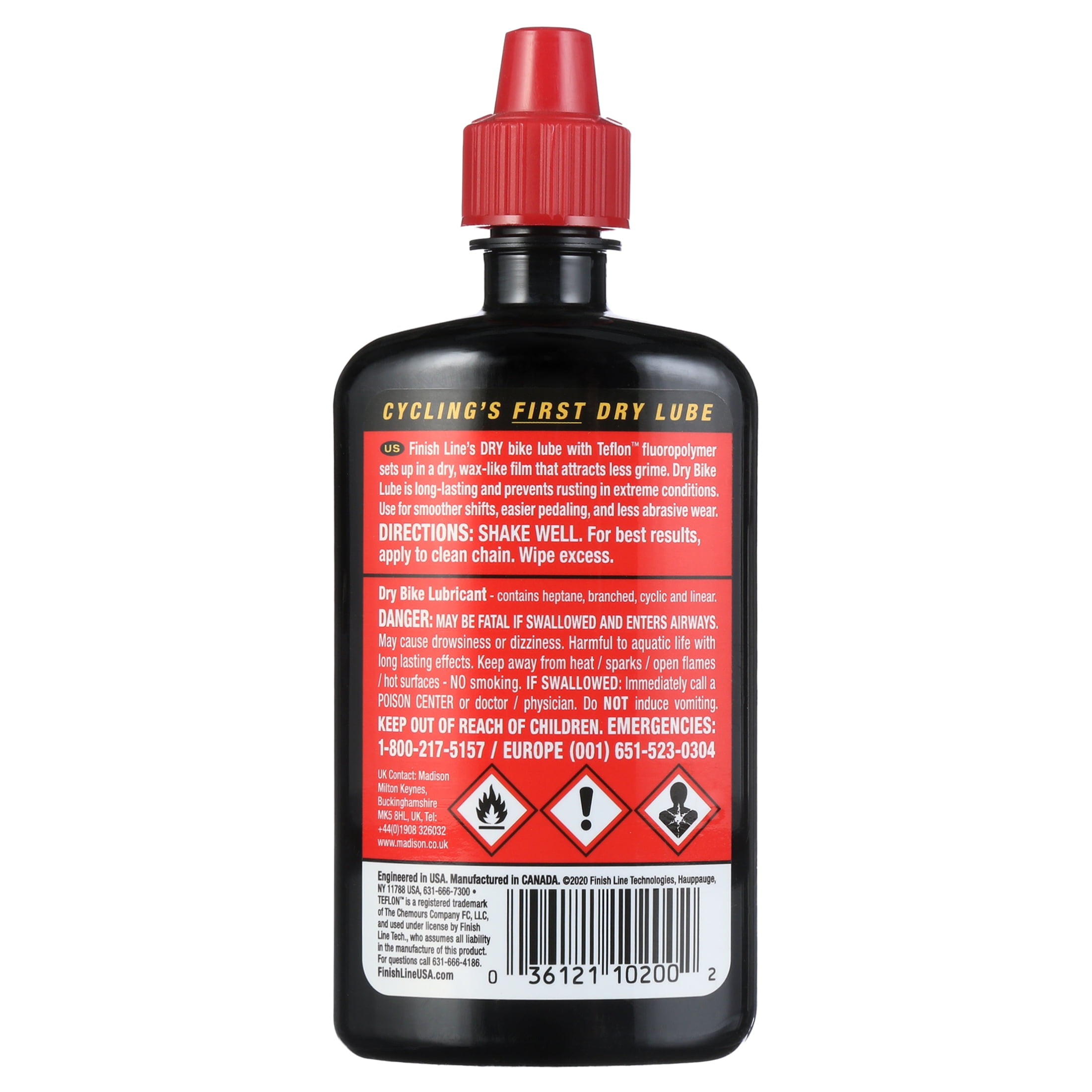 Finish Line No Drip Bicycle Chain Luber Kit 4 oz Walmart
