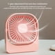 thumbnail image 5 of Matsuzay Ventilador portátil de escritorio Mini rotación Ventiladores pequeños Acampar al aire libre Senderismo Verano Oficina Dormitorio Electrónica Gris, 5 of 6