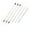 White, variant on UDIYO 6Pcs Nail Art Design Brush Dotting Painting Drawing Striping Liner Pen Tool Set