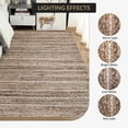 thumbnail image 7 of 9x12 Area Rugs – Soft Non-Slip Low Pile Machine Washable Modern Design Carpet for Living Room Bedroom Dining Room Office Nursery Brown., 7 of 7