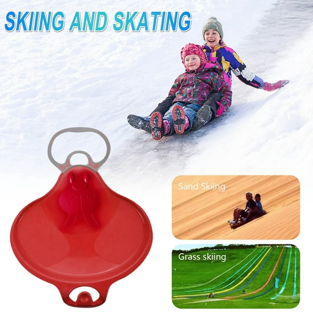 Cameland Safe Snow Sled Kids Sledge Winter Toboggan Outdoor Sport Skiing Board For Kids