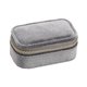 thumbnail image 2 of Estuche de viaje para joyas, expositor de anillos de terciopelo, pequeño mini joyero de viaje, caja de almacenamiento de joyas, regalos para mujeres y Gris, 2 of 9