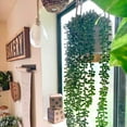 thumbnail image 4 of Gustave 1Pc Artificial Hanging Plants, Fake Succulent String of Pearls Fake Hanging Vine for Wedding Party Home Kitchen Garden Wall Decoration Outdoor Indoor Ornaments "L", 4 of 11