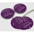 thumbnail image 4 of Inkdotpot Silver Foil Paper Hang Tags Let Love Sparkle Wedding Favor Tags 100 Pieces, 4 of 7