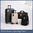 thumbnail image 6 of Brookstone Luggage Tags Name Card Travel Tags for Luggage with Steel Loop Fastener 2 Pack Set, 6 of 6