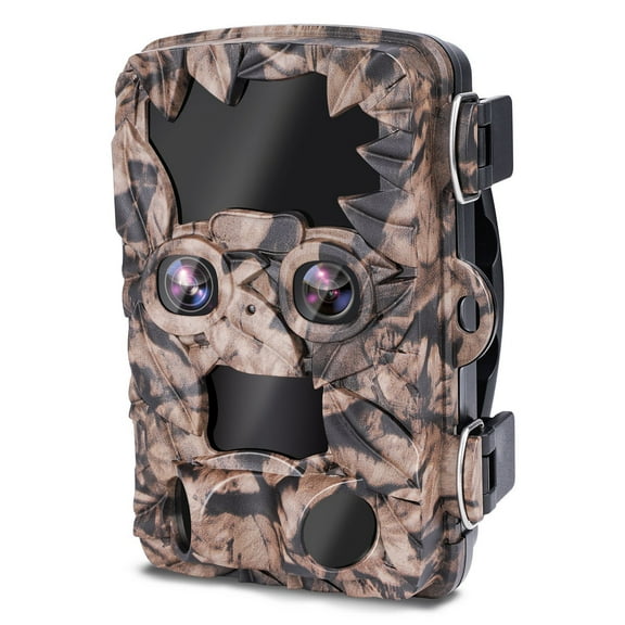 Trail Camera 4K Game Camera,WiFi Bluetooth Connection,Trail Cameras with Night Vison Motion Activated Waterproof for Wildlife Deer Outdoor Trigger Time