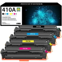 410A Toner Cartridges Compatible for HP 410A CF410A CF411A CF412A CF413A Color Laserjet Pro MFP M477fnw M477fdw M477fdn M452dn M452nw M477 M452 M377 Printer Ink (BK/C/Y/M, 4-Pack)